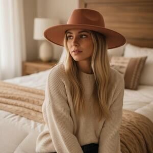 Free people wool felt fedora